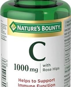 Nature's Bounty Vitamin C Supplement with Rose Hips, Helps Maintain Good Health, 1000mg, 100 Tablets