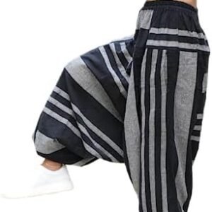 PEACH PEBBLE Harem Pants 100% Cotton, Bohemian Yoga Boho Hippie Pants