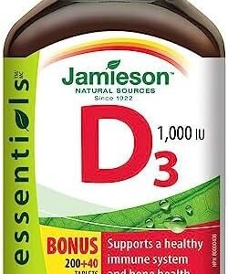 Jamieson Vitamin D3 1,000 IU, 240 Count (Pack of 1)