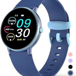 Mgaolo Kids Smart Watch,Fitness Tracker with Heart Rate Sleep Monitor for Boys Girls,Waterproof DIY Watch Face Pedometer Activity Tracker for Android iPhone (Can be Used Without app/Phone)
