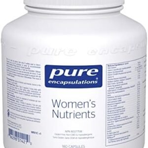 Pure Encapsulations - Women's Nutrients - Hypoallergenic Multivitamin/Mineral Complex for Women* - 180 Vegetable Capsules