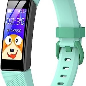 HOOMOON Kids Fitness Tracker Watch, IP68 Waterproof Activity Tracker, Heart Rate Sleep Monitor, 11 Sport Modes Pedometer Calorie Step Counter with Alarm Clock and Reminder, Great Gift for Boys Girls