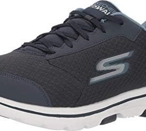 Skechers Mens Gowalk 5 Qualify - Athletic Mesh Lace Up Performance Walking Shoe Sneaker