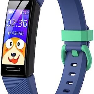 HOOMOON Kids Fitness Tracker Watch, IP68 Waterproof Activity Tracker, Heart Rate Sleep Monitor, 11 Sport Modes Pedometer Calorie Step Counter with Alarm Clock and Reminder, Great Gift for Boys Girls