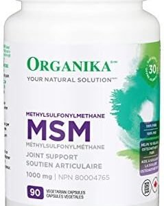 Organika MSM- Joint and Inflammation Support- 90 vcaps