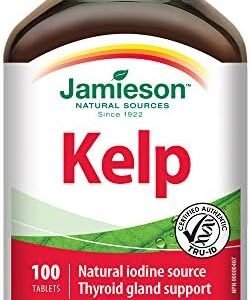 Kelp 650 mcg - Gluten-Free, 100 Count (Pack of 1)