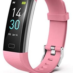 Fitness Tracker with Heart Rate Monitor, Smart Watch Activity Tracker Pedometer Sports Bracelet with Sleep Monitor Calorie Counter Wristband with 16 Sports Modes for Android and iOS Smartphone