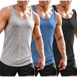 COOFANDY Mens Gym Tank Tops Y-Back Workout Muscle Tee Training Bodybuilding Fitness Sleeveless T Shirt