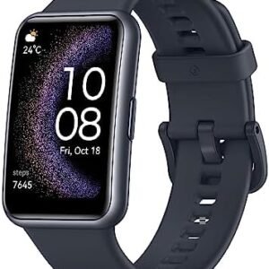 HUAWEI Watch FIT Special Edition, 1.64-inch HD AMOLED Display, Built-in GPS, Advanced Health Management, 100+ Workout Modes, Compatible with Android & iOS Devices, Starry Black