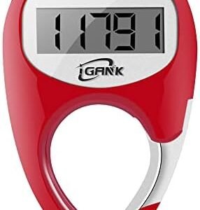 iGANK Simple Walking Pedometer Step Counter for Men Women Kids