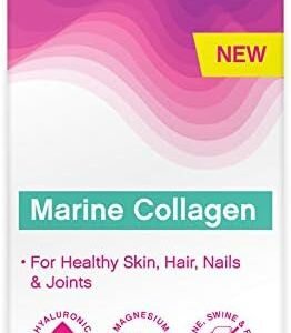 Neocell Marine Collagen, Collagen Capsules, Type 1 & 3 Hydrolyzed Collagen with Hyaluronic Acid & Vitamin C, 120 Capsules