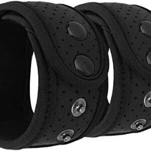 MoKo Sweatproof Ankle Strap Fit Fitbit Charge 2/Charge 3/Alta/Alta HR/Flex/Flex 2/Vivosmart HR/3/4, [2-Pack] Adjustable Fitness Tracker Ankle Band with Mesh Pouch