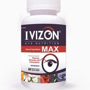 IVIZON® Vision Supplement - Eye Health Support Formula with Lutein, Beta-Carotene, Natural antioxidants, Vitamins & Minerals, 60 Count