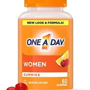 One A Day Women's Multivitamin Gummies - Daily Gummy Vitamins For Women With Vitamins A, C, D And Zinc To Support Immune Function, Biotin For Healthy Hair, Skin And Nails, And More, 60 Gummies