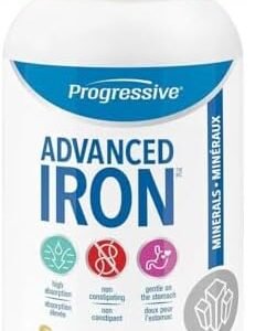 Progressive Advanced Iron | 15 Mg | High Absorbtion, Gentle on The Stomach | 45 Capsules 45 count