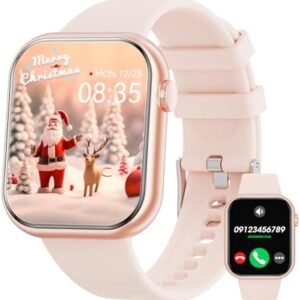 Smart Watch for Women with Bluetooth Call 1.83'' Fitness Tracker with Heart Rate Sleep Monitor Multiple Sport Modes Fitness Watch for Android iOS