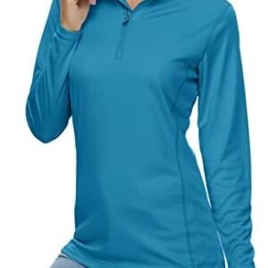 MAGCOMSEN Womens UPF50+ Long Sleeve UV Sun Protection Shirts Quick Dry Rash Guard