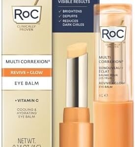 RoC Multi Correxion Revive + Glow Vitamin C with Peptides Eye Balm for Brighter Eyes 4G