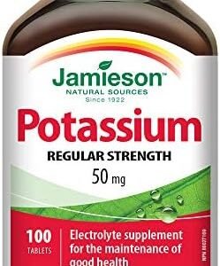 Jamieson Potassium 50 mg, 100 Tablets