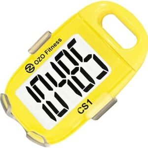 OZO Fitness CS1 Pedometer: Easy-Read, Simple Step Counter for Daily Fitness