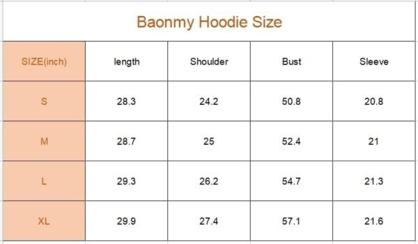 Baonmy Womens Oversized Sweatshirts Hoodies for Women Fleece Hooded Long Sleeve Pullover with Pocket Fall Clothes - Image 6