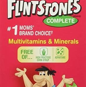 FLINTSTONES Complete Chewable Multivitamin for Kids, Aspartame-Free, with Vitamin A, C6, B12, C, D, e, & Calcium 150 count