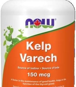 Now Kelp 150mcg Iodine Tablets, 200 Count