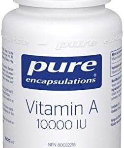 Pure Encapsulations - Vitamin A 10,000 IU - Supports Vision, Immunity, and Skin Membranes - 120 Softgel Capsules