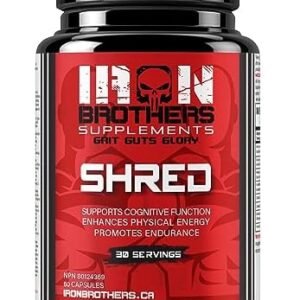 Iron Brothers Thermogenic Pills for Men & Women - Weight Management - Athletic Support- Workout Supplement - Helps Support Cognitive Health - Increases Energy - Cravings Suppressant - Provides - Vege