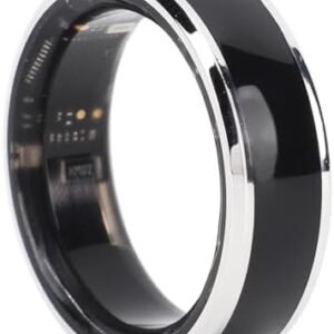 Health Tracker Smart Ring for Women Men, Continuously Records Sleep Quality, Heart Rate, Temperature, Pedometer, Ideal Gift