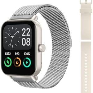 Smart Watch for Men Women, with Bluetooth Calling Alexa Built-in, 1.8" HD Screen Smartwatch with Blood Oxygen Heart Rate Sleep Monitor, 100 Sports Modes for iPhone Android Phones
