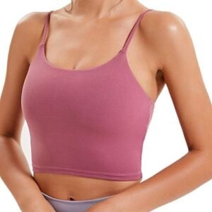 Lemedy Women Padded Sports Bra Fitness Workout Running Shirts Yoga Tank Top
