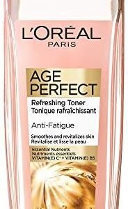L'Oreal Paris Age Perfect Face Toner, Suitable for Sensitive Skin, Anti Fatigue With Energizing Vitamin C, 200 Ml, 200 Milliliters