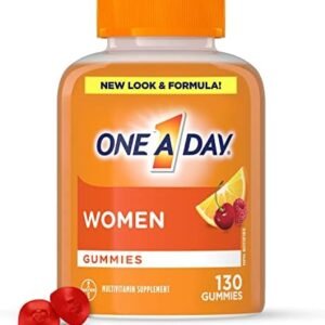 One A Day Women's Multivitamin Gummies - Daily Gummy Vitamins For Women With Vitamins A, C, D And Zinc To Support Immune Function, Biotin For Healthy Hair, Skin And Nails, And More, 130 Gummies