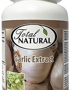 Garlic Extract 5000mg 200 Count Bottle of Softgels [1 bottle] by Total Natural, Safe and Natural Cardiovascular Health Supplement for Men and Women, GMP Premium Ingredients