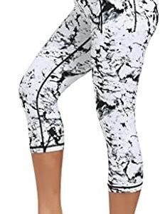 Dragon Fit High Waisted Leggings for Women Tummy Control Workout Running Yoga Pants with Pockets