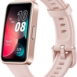 HUAWEI Band 8 Smartband, Ultra-Thin Design, 2 Weeks Long Duration, TruSleepTM 3.0, Quick Message responses, Compatible with iOS and Android - Sakura Pink