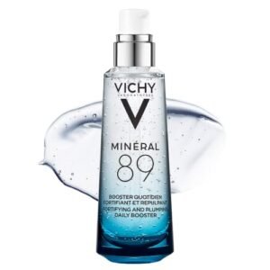 Vichy Minéral 89 Fragrance Free Booster or Cream, with Hyaluronic Acid, Hydrates & Strengthens Skin. Suitable for Sensitive Skin & on all Phototypes. Fragrance Free, Paraben Free & Alcohol-free