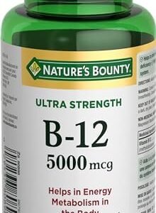 Nature's Bounty Ultra Vitamin B12 Supplement, Helps Maintain Good Health, 5000 Mcg, 45 Tablets