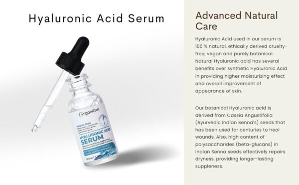 Miracle Glow Anti Aging Hyaluronic Acid Serum for Face with Vitamin C, Vitamin E - Skin Brightening, Hydrating Collagen Boost for Dark Spots - Image 4