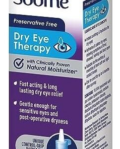 Soothe Preservative Free Eye Drops, Moisturizing & Comforting, Suitable for Sensitive Eyes, Eye Drops for Daily Use, 10 ML