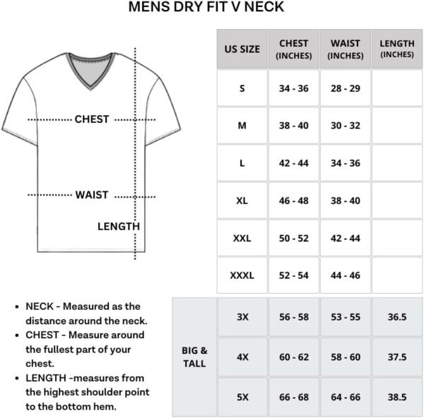 Real Essentials 5 Pack: Men’s V-Neck Dry-Fit Moisture Wicking Active Athletic Tech Performance T-Shirt - Image 6