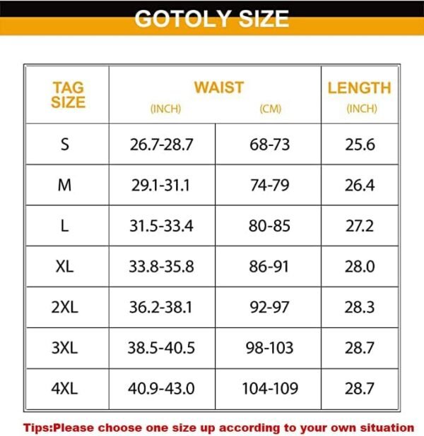 Gotoly Men Compression Shirt Slimming Shapewear Undershirt Body Shaper Vest Abs Workout Hide Chest Weight Loss Tank Top - Image 6