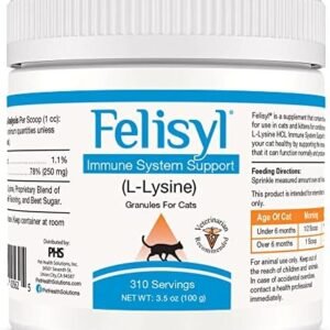 Felisyl Immune System Support Granules - Support Healthy Tissues, Respiratory and Vision for Cats - 3.5 oz