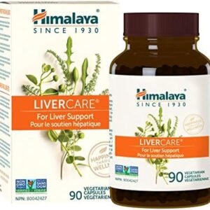 Himalaya LiverCare for Liver Support, 90 Vegetarian Capsules, Non-GMO, Gluten Free Supplement, 375 mg, 45 Day Supply