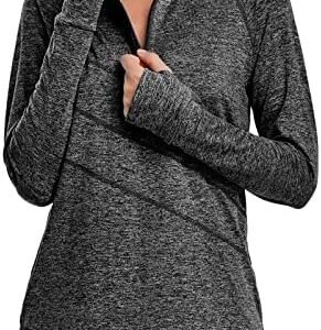 Cucuchy Womens V Neck Golf Polo Shirts Moisture Wicking Sports Workout Tops