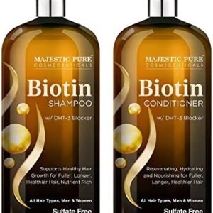 MAJESTIC PURE Biotin Shampoo and Conditioner Set- 16 fl oz each