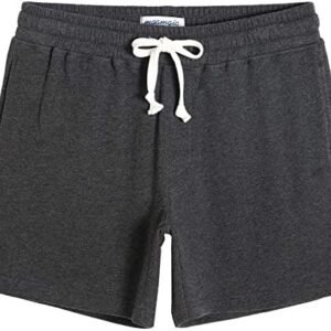 MaaMgic 5.5" Mens Athletic Gym Shorts with Pockets,Elastic Waist Quick Dry Breathable Workout Short Pants