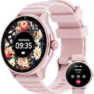 Smart Watch for Men Women with Bluetooth Call, HD Fitness Activity Tracker with 111 Sport Modes,Voice Assistant IP67 Waterproof Smartwatch with Blood Pressure Sleep Monitor for Android and iPhone
