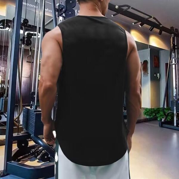 BLaliZ2 Men's Sleeveless Workout Tank Tops Fitness Bodybuilding Muscle Tee Quick Dry Gym T-Shirt - Image 3